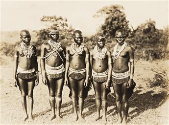 (AFRICA) A group of 16 press photographs related to the American experience of 1930s-40s Africa, including 12 apparently by the noted h